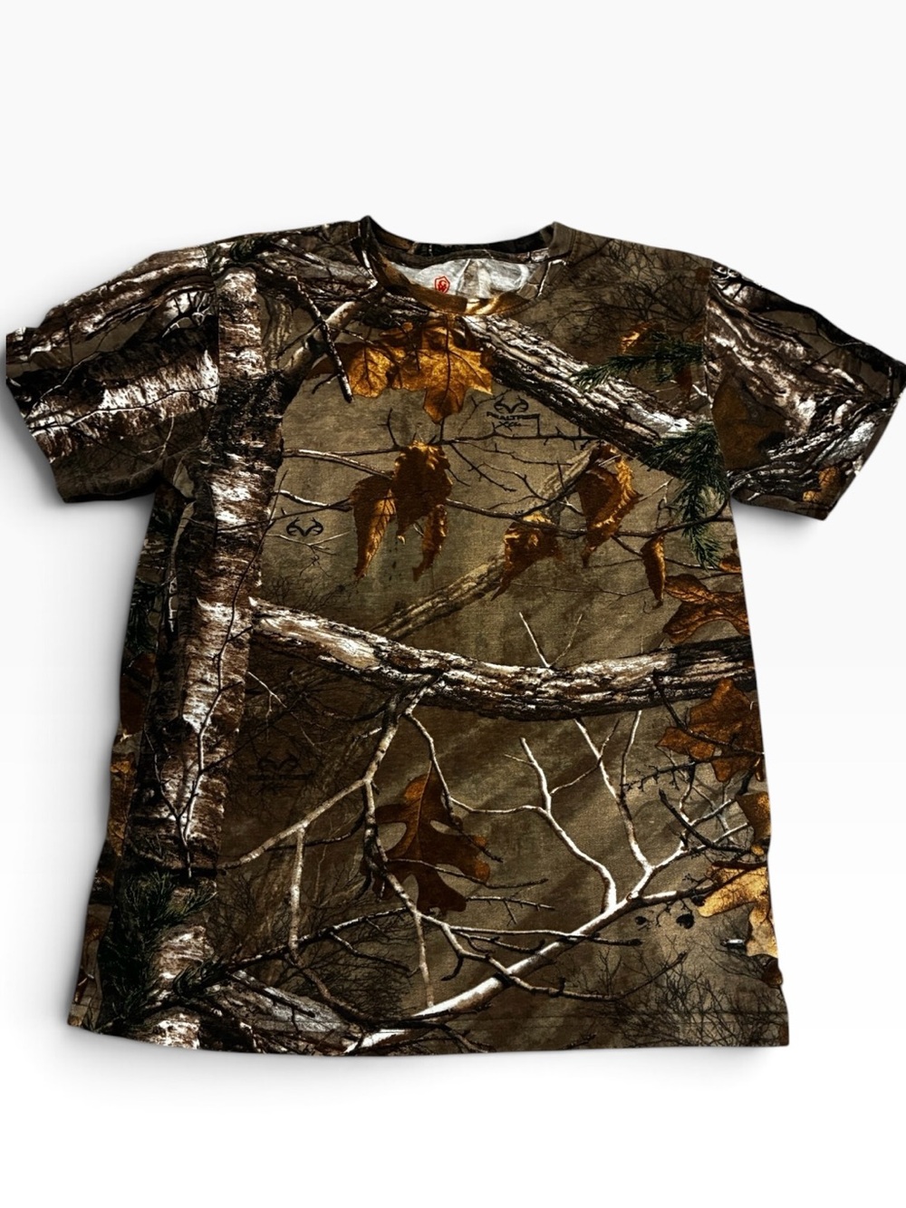 Game Winner Youth Short-Sleeve Realtree-Style Camo Tee - Brown/Olive. Worn Once